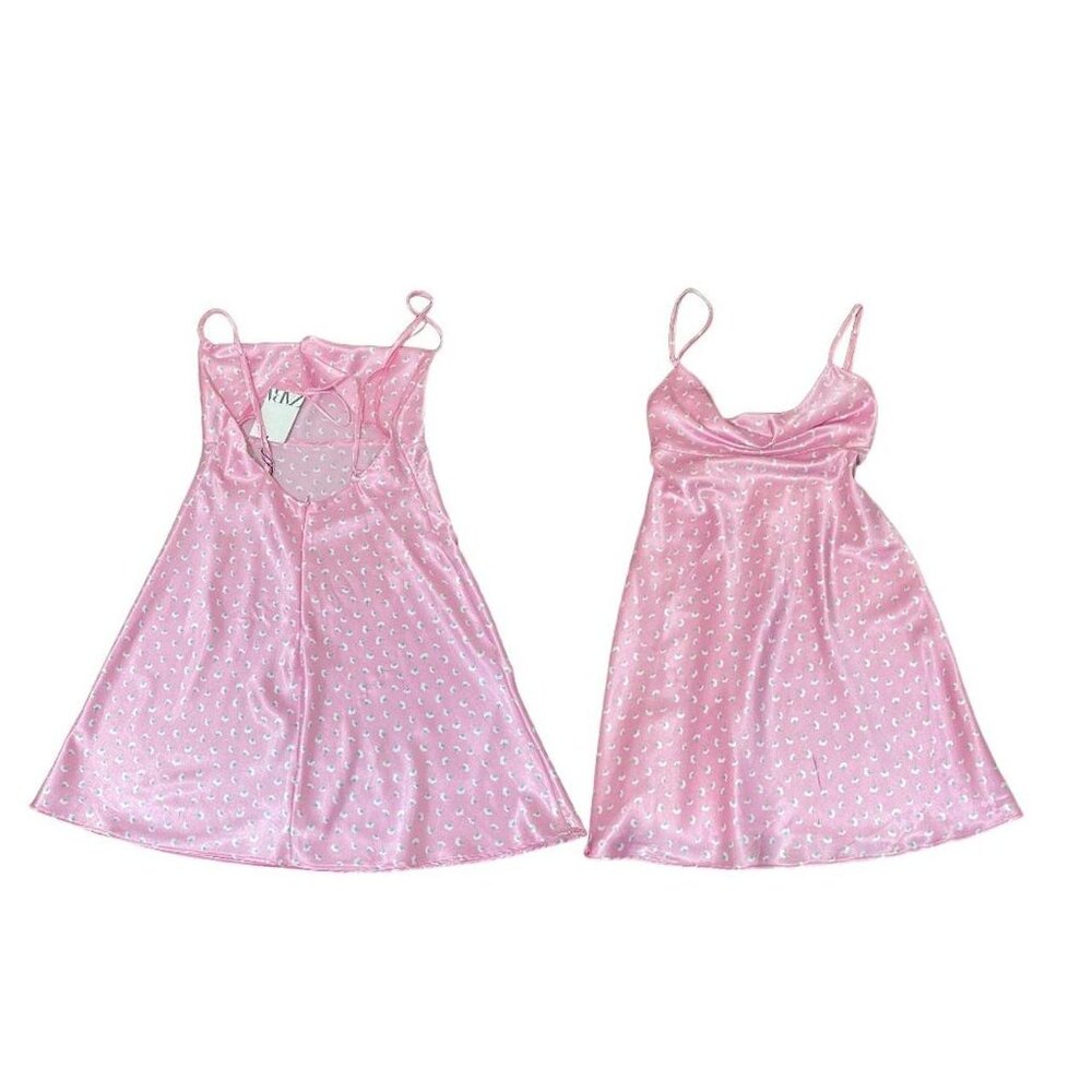 ZARA SILKY SLIP DRESS